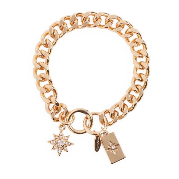 ettika Jewelry - ETTIKA
Starry Charms Chain Link Bracelet Gold plated